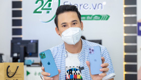 Hà Trí Quang ghé 24hStore lên đời iPhone 13 Pro Max sau khi đi quay ở tỉnh