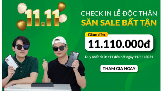 Check in Lễ Độc Thân - Săn SALE bất tận