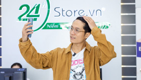 Sol7 ghé 24hStore sắm iPhone 13 Pro Max sau khi ghi hình Rap Việt
