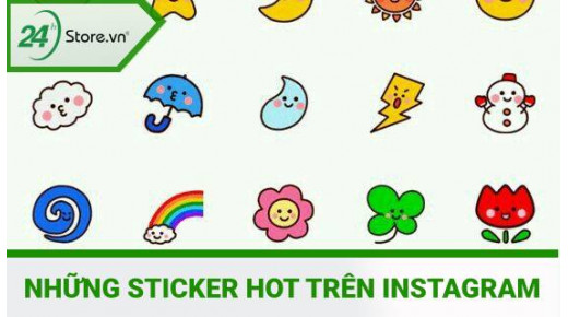 Tổng hợp những sticker hot trên Instagram HÚT VIEW cho story
