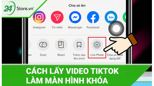 Hướng dẫn cách lấy video TikTok làm màn hình khóa đơn giản