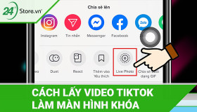 Hướng dẫn cách lấy video TikTok làm màn hình khóa đơn giản