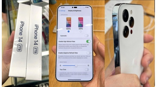 HOT: Lộ hình ảnh thực tế của iPhone 14 Pro Max - camera trước khác biệt