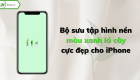 Bộ sưu tập hình nền màu xanh lá cây CỰC ĐẸP cho iPhone