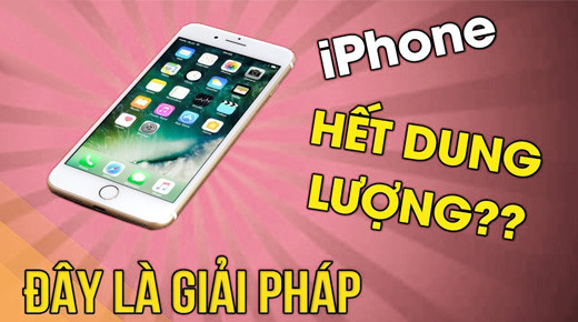 Cách giải phóng dung lượng iPhone DỄ khi sắp hết bộ nhớ