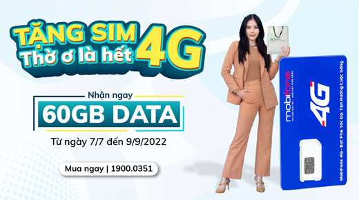 TẶNG SIM 4G - Thờ ơ là hết!