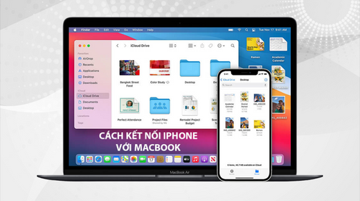 Top 3 cách kết nối iPhone với MacBook ĐƠN GIẢN, NHANH CHÓNG