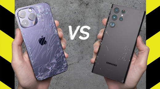 Drop test iPhone 14 Pro Max và Samsung Galaxy S22 Ultra - Siêu phẩm nào chiến thắng?