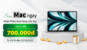 Sắm Mac ngay - Nhận phiếu mua hàng liền tay