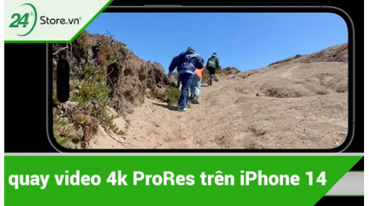 Quay video 4k ProRes trên iPhone 14 CẦN ít nhất 256gb ROM