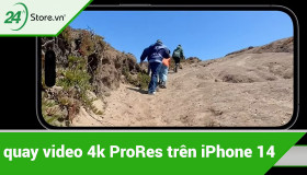 Quay video 4k ProRes trên iPhone 14 CẦN ít nhất 256gb ROM