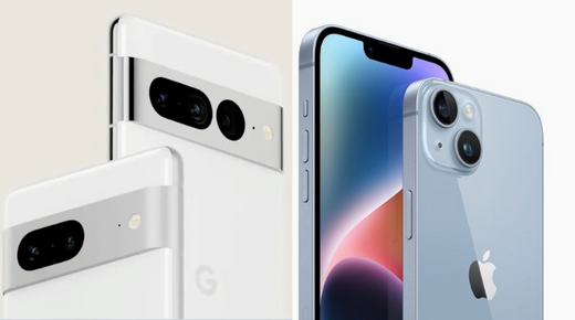 So sánh Google Pixel 7 và iPhone 14: Apple lại có thêm một bản sao