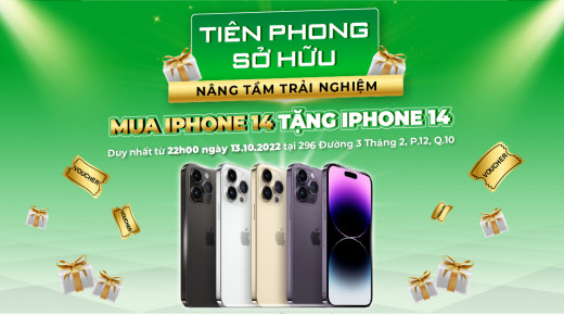 MỞ BÁN IPHONE 14 VN/A - TỪ 22H00 NGÀY 13/10 - ĐẾN LÀ CÓ QUÀ