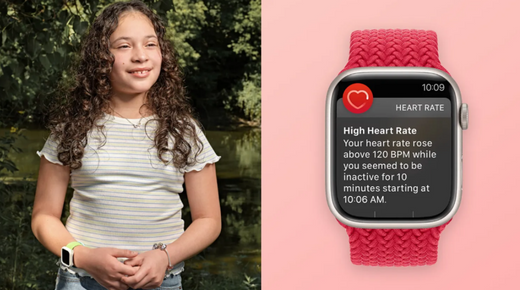 Apple Watch giúp cô bé 12 tuổi phát hiện sớm căn bệnh ung thư hiếm gặp