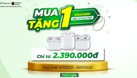 MUA 1 TẶNG 1 - Sắm AirPods VN/A RẺ NHẤT THỊ TRƯỜNG