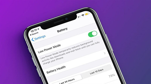 Tiết kiệm pin trên iPhone nhờ Chế độ Nguồn điện thấp tự động
