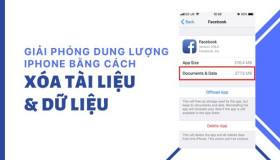 Giải phóng dung lượng iPhone bằng cách xóa Tài liệu & Dữ liệu
