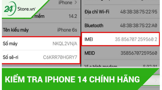 Kiểm tra iPhone 14 chính hãng chỉ với một vài bước ĐƠN GIẢN