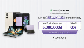 GIẢM NGAY 5.000.000Đ khi lên đời Galaxy Z Flip4 5G/Z Fold4 5G