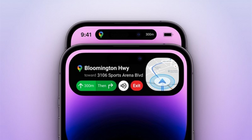 iOS 16: Hiển thị thông báo chỉ đường Google Maps trên Dynamic Island