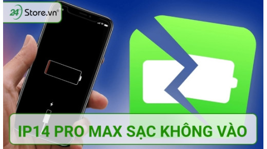 iPhone 14 Pro Max sạc không vào pin và cách xử lý HIỆU QUẢ