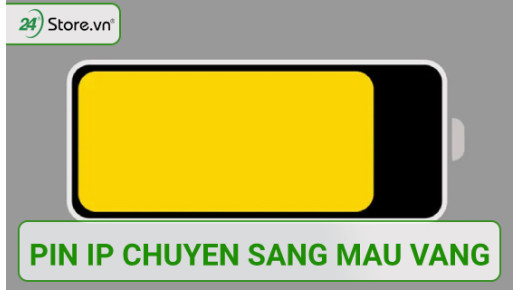 Khắc phục lỗi pin iPhone chuyển sang màu vàng HIỆU QUẢ nhất