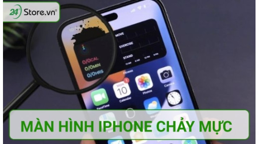 Cách xử lý màn hình iPhone chảy mực AN TOÀN hiệu quả nhất