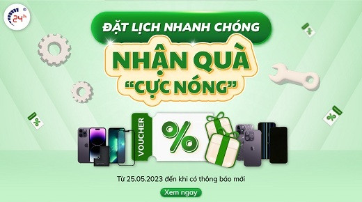 CỰC HOT: Giảm 10% chi phí sửa chữa khi đặt lịch trước
