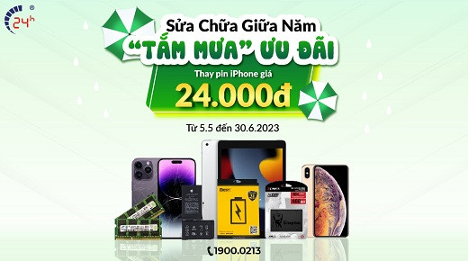 "Mưa Sale" Giữa Năm - Sửa Chữa Giá Từ 24.000 đồng