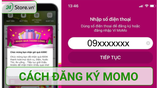 Cách đăng ký MoMo app bằng số điện thoại nhận tiền 600K cực đã