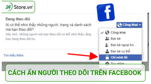 Cách ẩn người theo dõi trên Facebook khi tìm kiếm CỰC NHANH