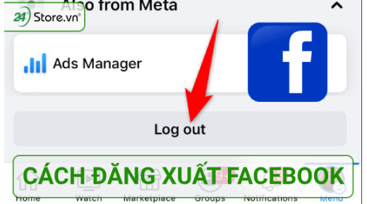 Cách đăng xuất Facebook trên điện thoại, máy tính, trên thiết bị khác