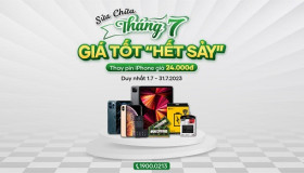 Ưu Đãi Tốt Nhất Tháng 7 - Thay pin iPhone giá 24.000 đồng