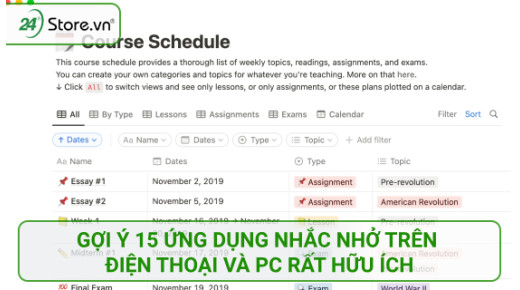 Gợi ý 15 ứng dụng nhắc nhở trên điện thoại và PC rất HỮU ÍCH