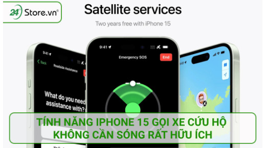 Tính năng iPhone 15 gọi xe cứu hộ không cần sóng rất HỮU ÍCH