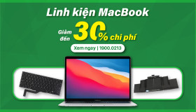 Bảng giá linh kiện bàn phím, pin MacBook rẻ tại HCM