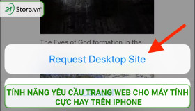 Tính năng yêu cầu trang web cho máy tính cực HAY trên iPhone