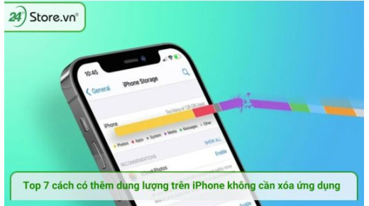 4 cách có thêm dung lượng trên iPhone không cần xóa ứng dụng