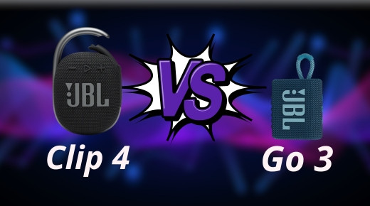 Loa JBL Clip 4 vs. Go 3: Thời lượng phát cách biệt 2 lần