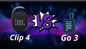 Loa JBL Clip 4 vs. Go 3: Thời lượng phát cách biệt 2 lần