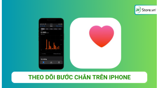 Hướng dẫn cách đếm theo dõi bước chân trên iPhone ĐƠN GIẢN