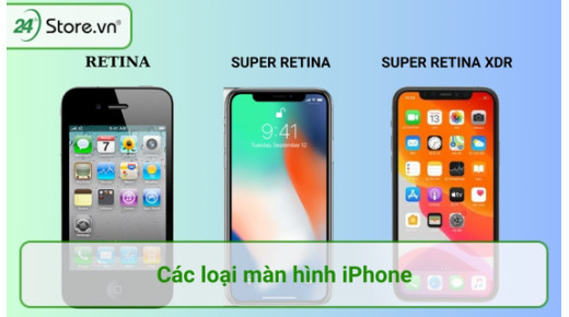 Giới thiệu các loại màn hình iPhone được Nhà Táo ƯU ÁI sử dụng