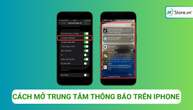 Cách tắt | Cách mở Trung tâm thông báo trên iPhone và iPad