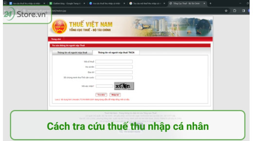 Hướng dẫn tra thuế thu nhập cá nhân CHI TIẾT nhất