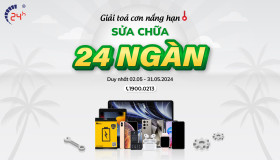 Giải toả cơn nắng hạn - Sửa chữa chỉ 24 NGÀN (Thay pin iPhone giá 24.000đ)