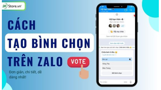 Cách tạo bình chọn trên Zalo ĐƠN GIẢN, chi tiết, dễ dàng nhất