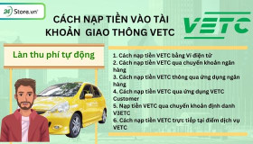 5+ Cách nạp tiền VETC thu phí không dừng miễn phí, NHANH CHÓNG