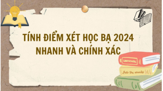 3 trang web tính điểm xét học bạ THPT 2025 chính xác nhất