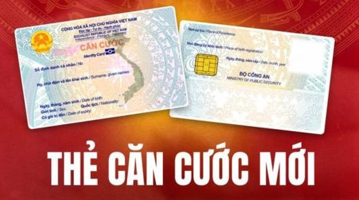 Áp dụng mẫu thẻ Căn cước mới từ Tháng 7/2025