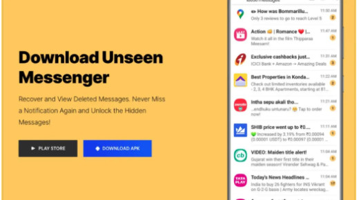 Unseen Messenger: Ứng dụng giúp xem lại tin nhắn đã thu hồi trên Android/iOS